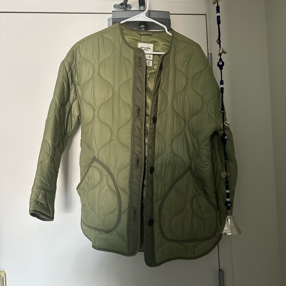Abercrombie quilted liner jacket
